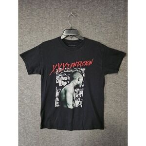 XXXTentacion T Shirt Adult Medium Rap Tee Short Sleeve Black Graphic Tee Mens